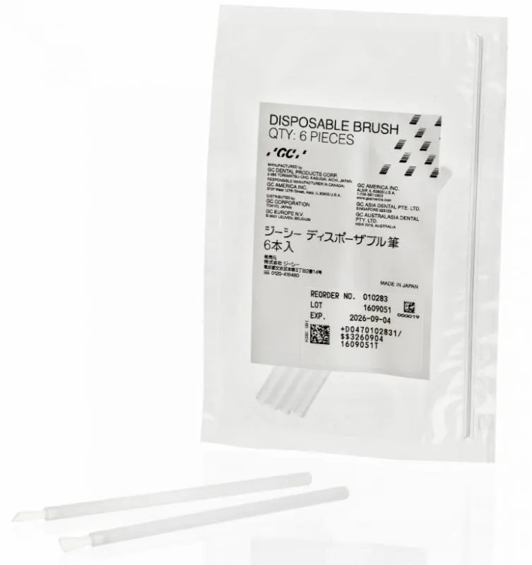 GC RELINE II Zubehör Packung. 6 Pinsel