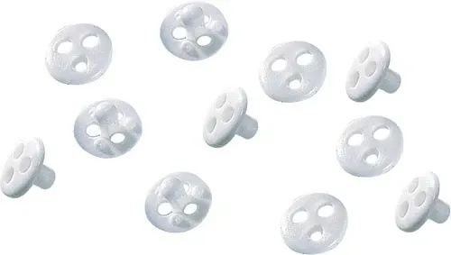 Steckbare Retentionsknöpfe für O-Tray Abformlöffel, 100 Stück