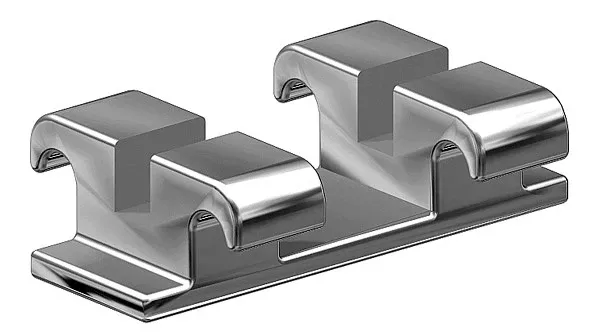 Klebebracket für Molaren .018" , Torque: 0°, Menge: 10 Stück, Technik: .018", Rotation: 0°, Quadrant: OK/UK rechts / links 6er, Pack Stück