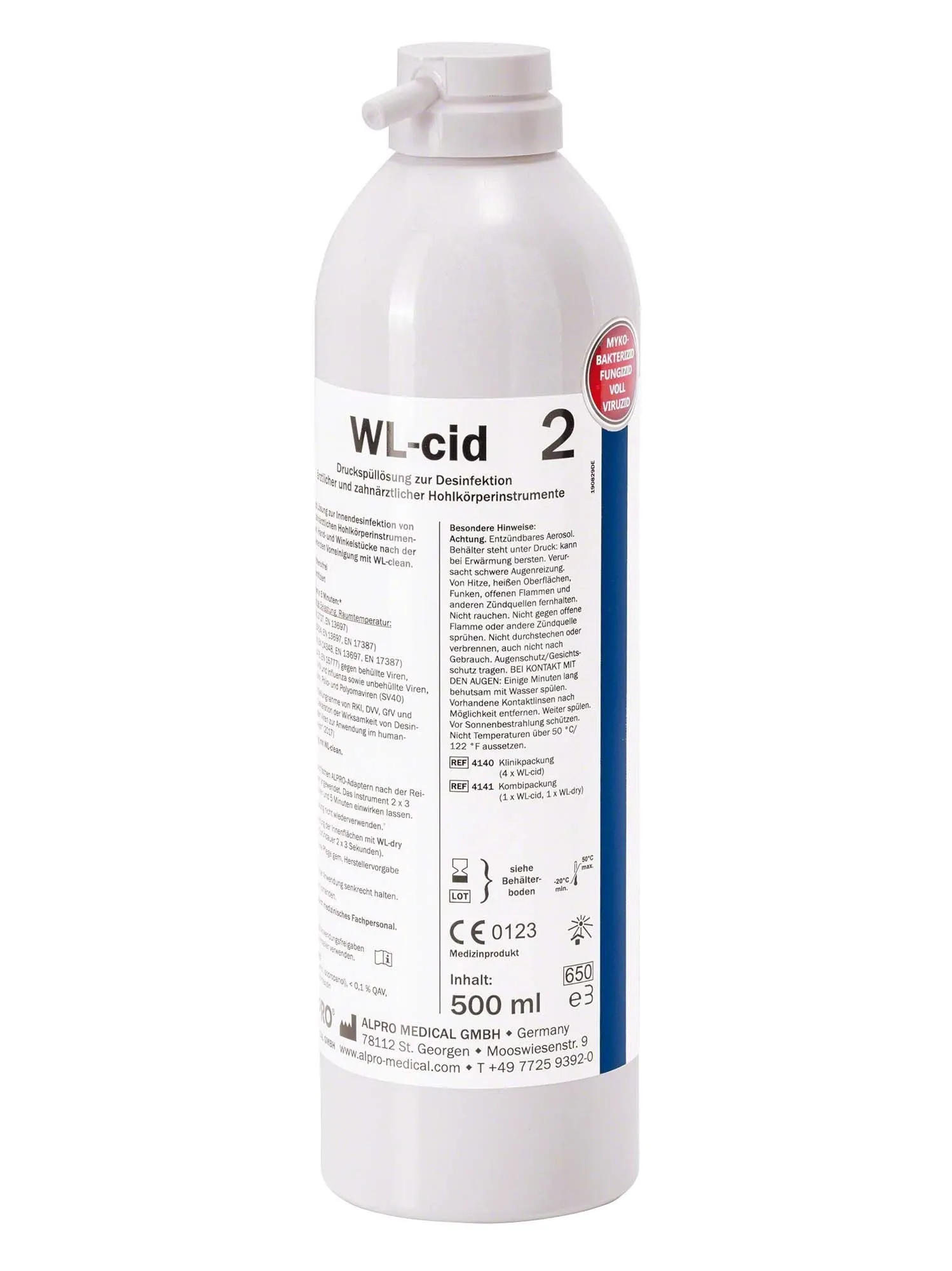 WL-cid, 4 Spraydosen à 500 ml