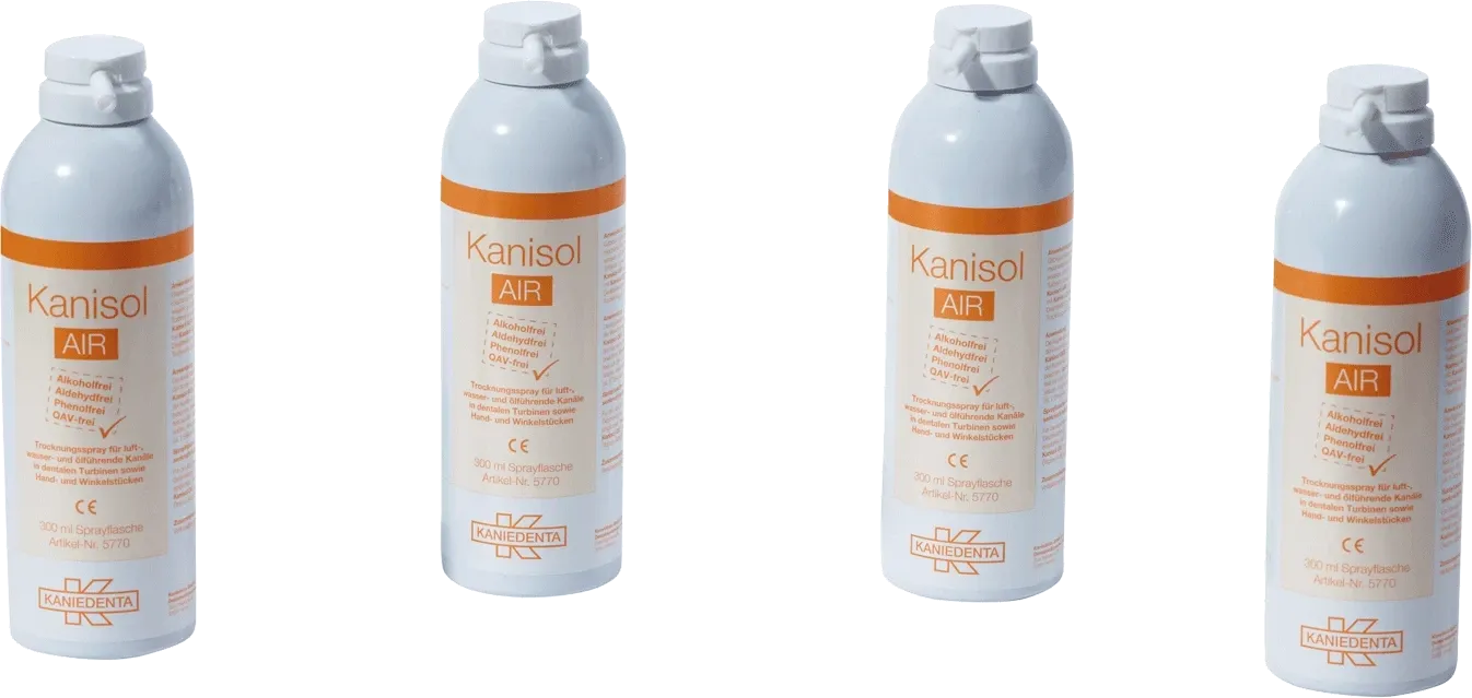 Kanisol AIR 300 ml Sprayflasche, Spray zur Trocknung (innen) von, dentalen Übertragungsinstrumenten