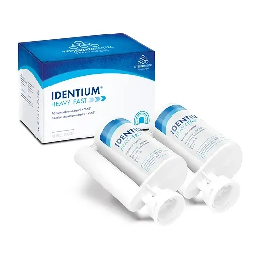 Identium Heavy Fast, Abformmaterial, 2 Doppelkartuschen à 380 ml