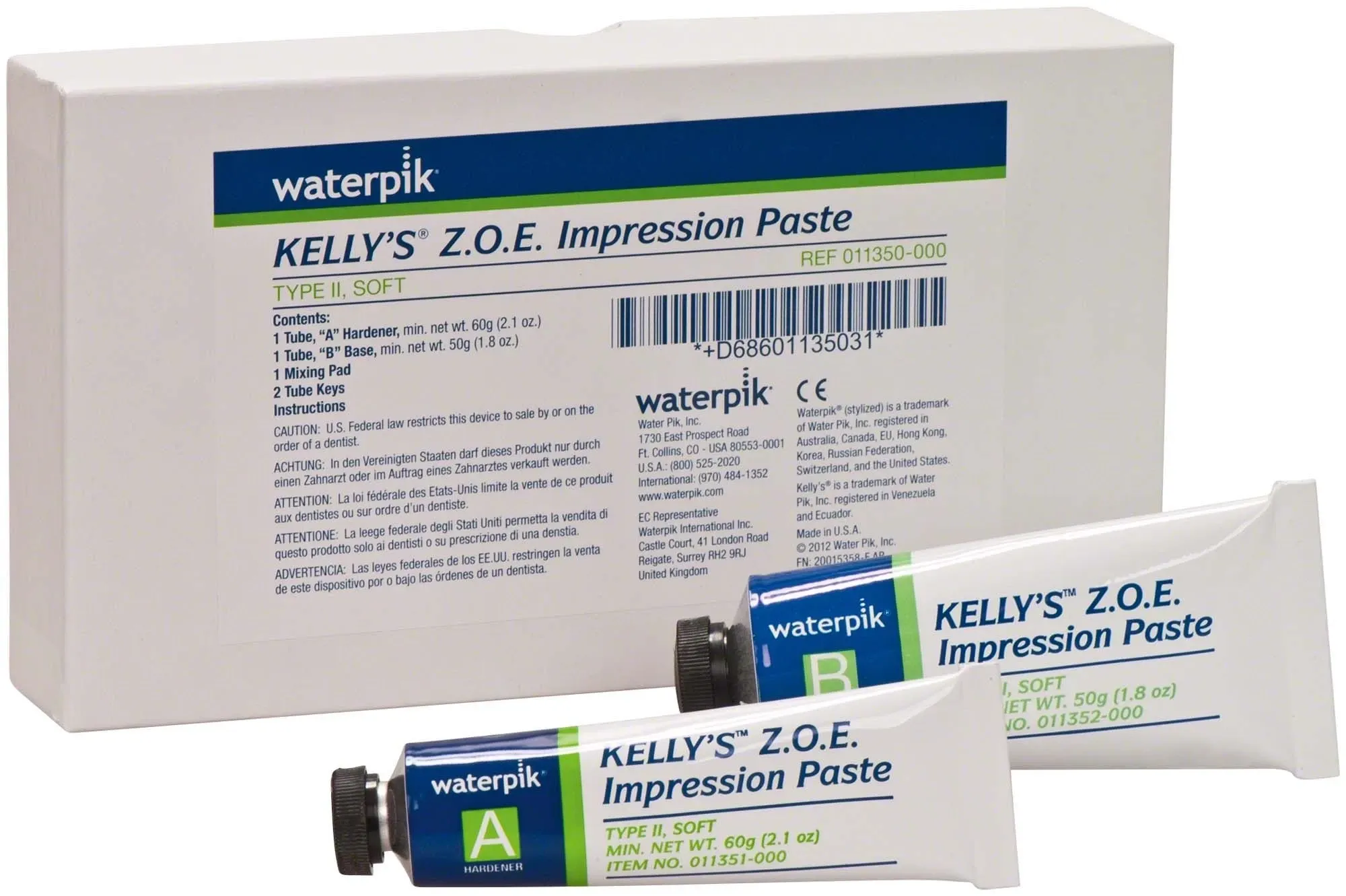 Kellys Impression Paste, Typ II-Soft, Packung à 2 Tuben